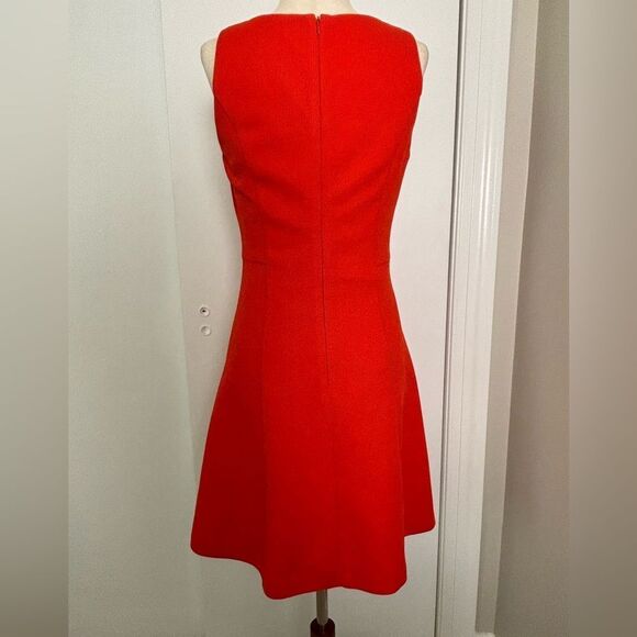 Elorie Bright Red Mini Dress Size S - Picture 3 of 4